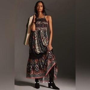 Anthropologie Bhanuni by Jyoti Tiered Maxi‎ dress size 2